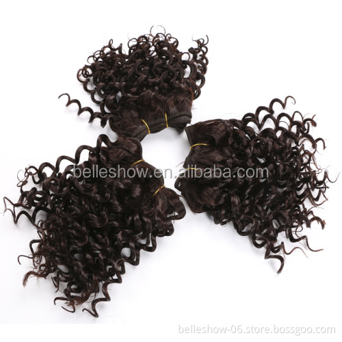 Wholesale   synthetic hair extensions  hair bulk curly braiding hair weaving deep wave  high quality